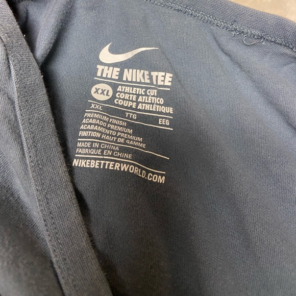 Nike Kobe Bryant 24 Snakeskin Small S Black Mamba Slate Blue Tshirt 644564-494 - Picture 4 of 8